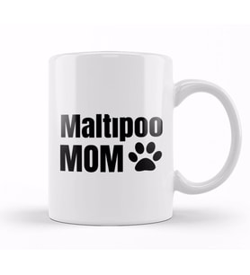 Maltipoo Mom Kupa Bardak Porselen