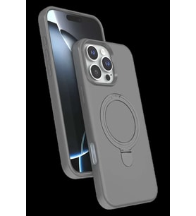 iPhone 16 Pro Regal Magsafe Standlı Kapak - Titan Gri