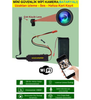 Mini Güvenlik Wifi Kamera (Bataryalı)