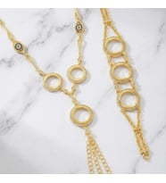 Bundle ( BLK-1098 KLY-668 ) (Gold)