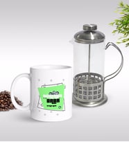 BK Gift Kişiye Özel Mühendis Baba Tasarımlı Kupa & French Press Seti-2 (Model 1)