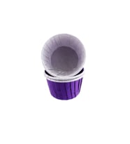 Cupcake Kalıbı Orta Boy Düz Renk  50*39 Mm (50 Adet)  Mor