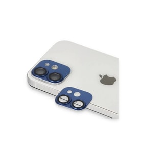 Newface Apple iPhone 11 Pers Alüminyum Kamera Lens - Lacivert