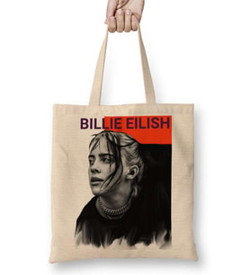 Billie Eilish 010 Bez Çanta Uzun Saplı