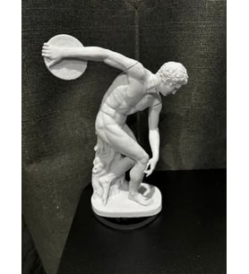 14 CM Antik Yunan Biblo Ev Ofis Masa Üstü Kil Renk
