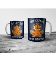 Pixxa Garfield Keep Calm and Do it Tomorrow Kupa Bardak Model 1