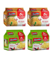 Indomie 5 li Paket Köri + Sebzeli Hazır Noodle 4 lü Karma Paket 