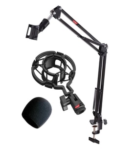 Lastvoice Nb39PSM Mikrofon Standı + Shock Mount + Sünger Seti