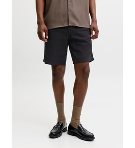 JACK JONES Erkek Beli Lastikli Keten Şort 12292332