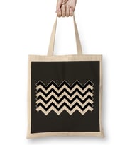 Twin Peaks Black Lodge Red Room Bez Çanta Uzun Saplı