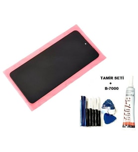Tkgz General Mobile GM 21 PRO Uyumlu Lcd Ekran Dokunmatik + B-7000 + Tamir Seti