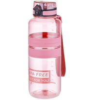 Uzspace Tritan Su Matarası 1500ml 1.5 Litre Mega Boy Yenilenen Renkler (Pudra)