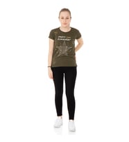 Toontoy Kız Çocuk T-Shirt Yıldız Taşlı (Haki)