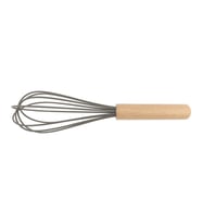 Silikon Çırpıcı Ahşap Sap - 25 cm
