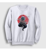 Presmono Unisex Beyaz Inosuke Hashibira Anime Demon Slayer Kimetsu No Yaiba Sweatshirt 308437tt