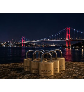 Ersa Doras 30 Mm 5 li Sarı Pas Sistem Asma Kilit