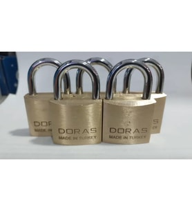 Ersa Doras 30 Mm 5 li Sarı Pas Sistem Asma Kilit