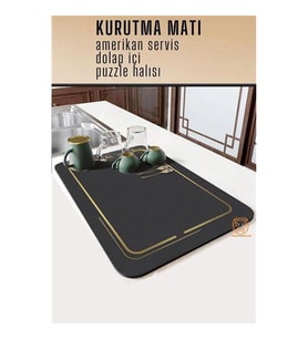 TransForMacion Bulaşık Durulama Kurutma Matı Süzücü Emici D.Reohouri Design 720686