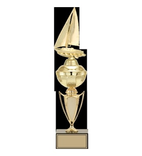 ODAK KUPA - Figürlü Kupalar - Yelken Figürlü Kupalar FG-067 C - 44 cm