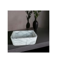 Ezgi Beyaz Mermer Derin Lüks Lavabo-124