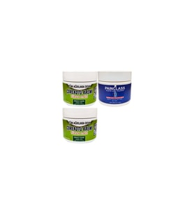 Çörek Otu Kremi Orta Boy  2x 100 ml - Painclass 150 ml Kuıyruk Yağı Kremi