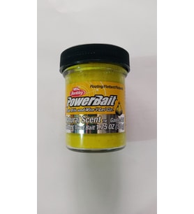 BERKLEY Powerbait Alabalık Hamur Yemi (Sarımsak Aromalı - Sarı Renk) - 1290577