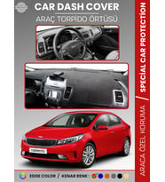 KİA CERATO (2012-2019) Torpido Örtüsü Ön Panel Torpido Koruma Tam Uyum Tam Uyum Kaymaz Kolay Montaj