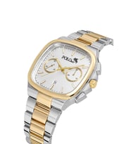 Polo Air Takvimli Kare Kasa Erkek Kol Saati Gold Gümüş Renk PL-7086E7x