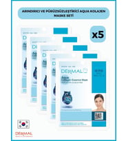 Dermal Sıkılaştırıcı, Nemlendirici, Arındırıcı Aqua Kolajen Maske 23gr 5 Adet