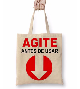 Agite Antes de Usar Bez Çanta Uzun Saplı