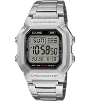 Casio W-800HD-1AVDF Çelik Kordon Dijital 10 ATM Metalik Renk Erkek Kol Saati