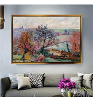 Altın Çerçeveli dekoratif tablo l373 (Gold)