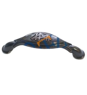 Dekoratif Zamak Boğaziçi Kulp - 64Mm, Eskitme, 1 Adet