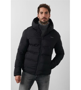 Lumberjack Sn22 Nolan Coat Erkek Siyah Mont  Siyah S-XXL