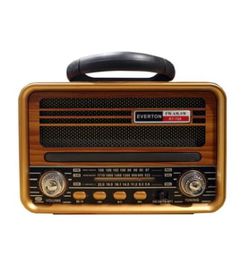 Everton Rt-708 Bluetooth Fm-Usb-Tf-Aux Solarlı Şarjlı Nostaljik Radyo