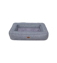 Yumuşak ve rahat Visco Comfort Kedi ve Köpek Yatağı, Gri, Medium