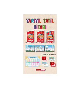 Kırmızı Beyaz 1. Sınıf Yarıyıl Tatil Kitabım Seti Yeni