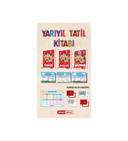 Kırmızı Beyaz 1. Sınıf Yarıyıl Tatil Kitabım Seti Yeni