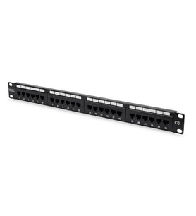 DIGITUS 1U 24port Cat6 Utp Bakır Patch Panel DN-91624U