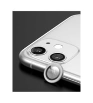 Apple iPhone 11 Uyumlu Zore CL-07 Kamera Lens Koruyucu (Gümüş)