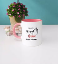 Sınıf Öğretmeni Kupa Bardak Pembe