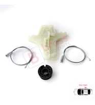 VW Golf MK6 A6 5K 5K1 AJ5 2008-20014 5-Kapı 5K4839462 İçin Elektrikli Arka Sağ Cam Kriko Tamir Seti
