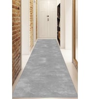 Dijital Baskılı Kaymaz Taban Yıkanabilir Modern Yolluk Ve Koridor Halısı NDU-SD-742 (Gri)