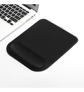 ErgoPlus Bilek Destekli Mouse Pad Ergonomik Mousepad Kaymaz Taban Bilek Koruyucu, Ofis Oyun Bilgisayar Mouse Altlığı Siyah
