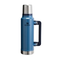 STANLEY 10-08265-028 THE LEGENDARY CLASSIC BOTTLE 1.4 L. PASLANMAZ ÇELİK TERMOS PETROL MAVİ