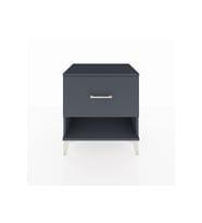 Hyperion Komodin Tek Çekmeceli 60x44x64 Antrasit-Antrasit