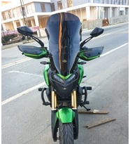 MOTOCAM Bajaj Dominar 400 Ön Cam 2017-2026 Model 58cm Siyah Renkli 4mm