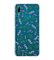 PrintiFy Huawei P Smart 2019 ile Uyumlu 1mm Slim Fit Water Color 3 Baskılı Şeffaf  Kılıf