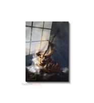 Dikey Cam Tablo Salon Duvar Tablosu Dikey Cam Klasik Görsel Ressam Yeni Ev Hediyesi Ofis Tablosu
