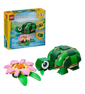 LEGO Creator 3’ü 1 Arada Kaplumbağa ile Nilüfer Çiçeği 31377